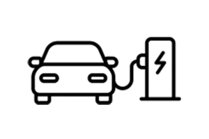 Electric Vehicles Charging Icon