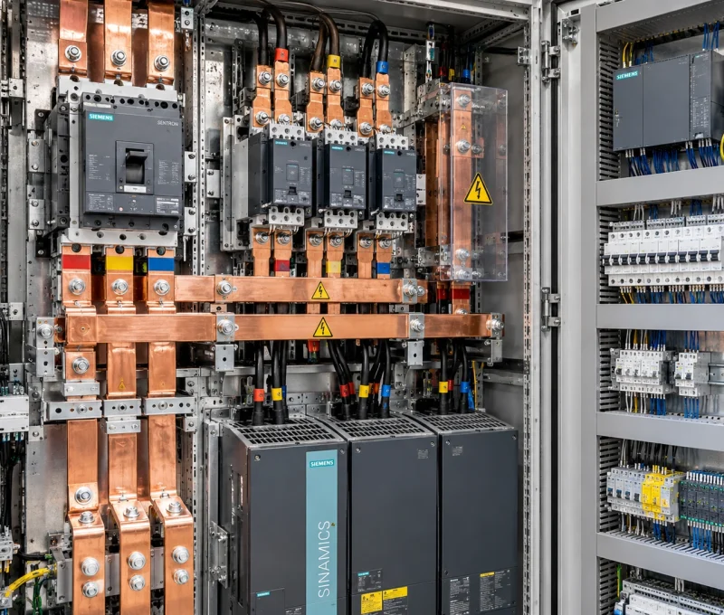 High Voltage Drive Control Cabinet Interior